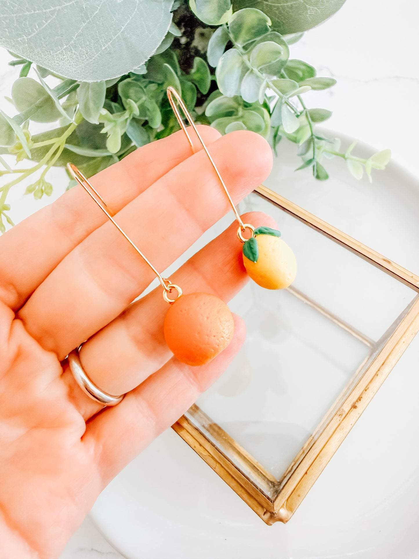 Drop Dangle Orange and Lemon