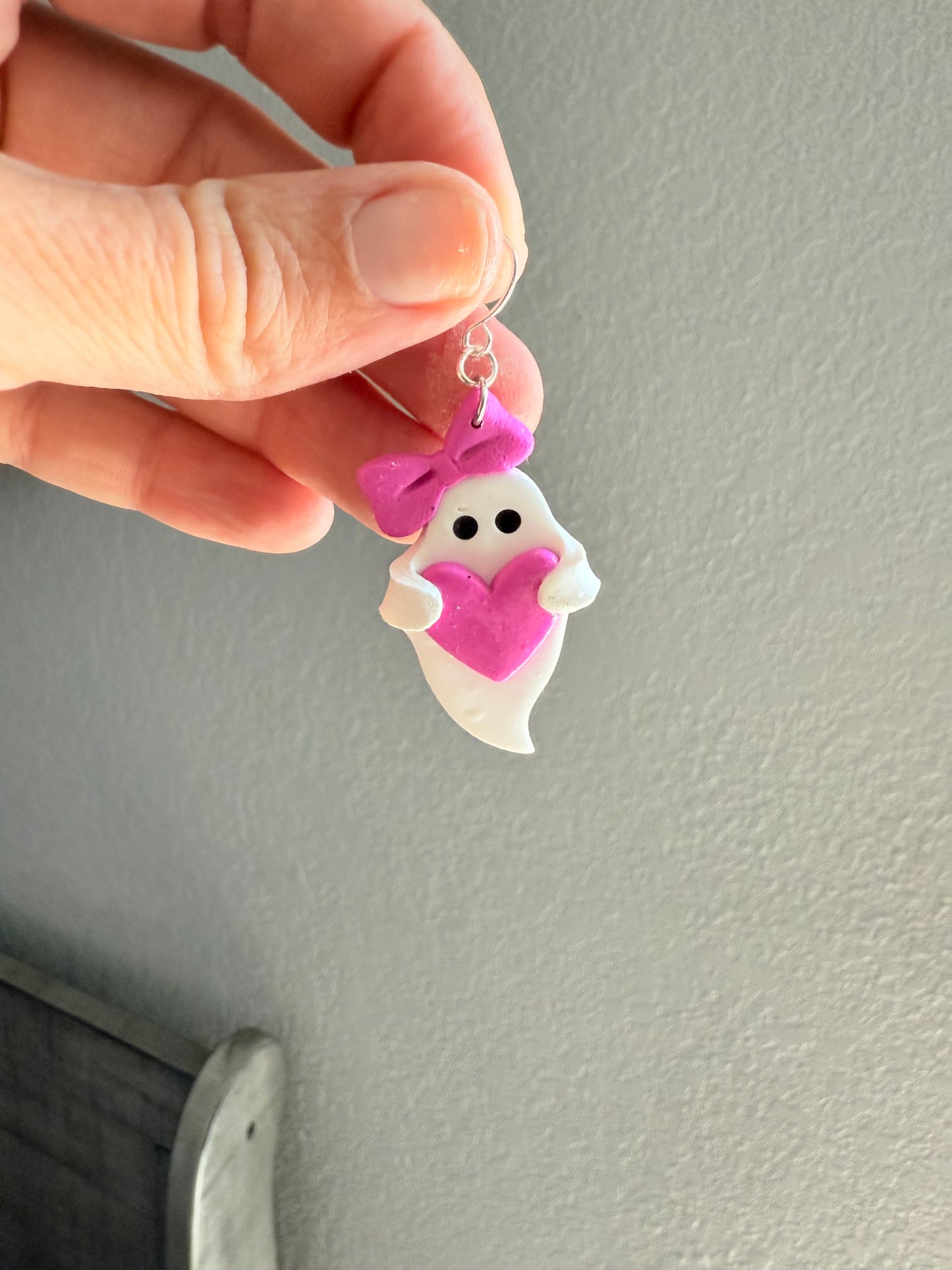 Ghost with a Bow Dangles