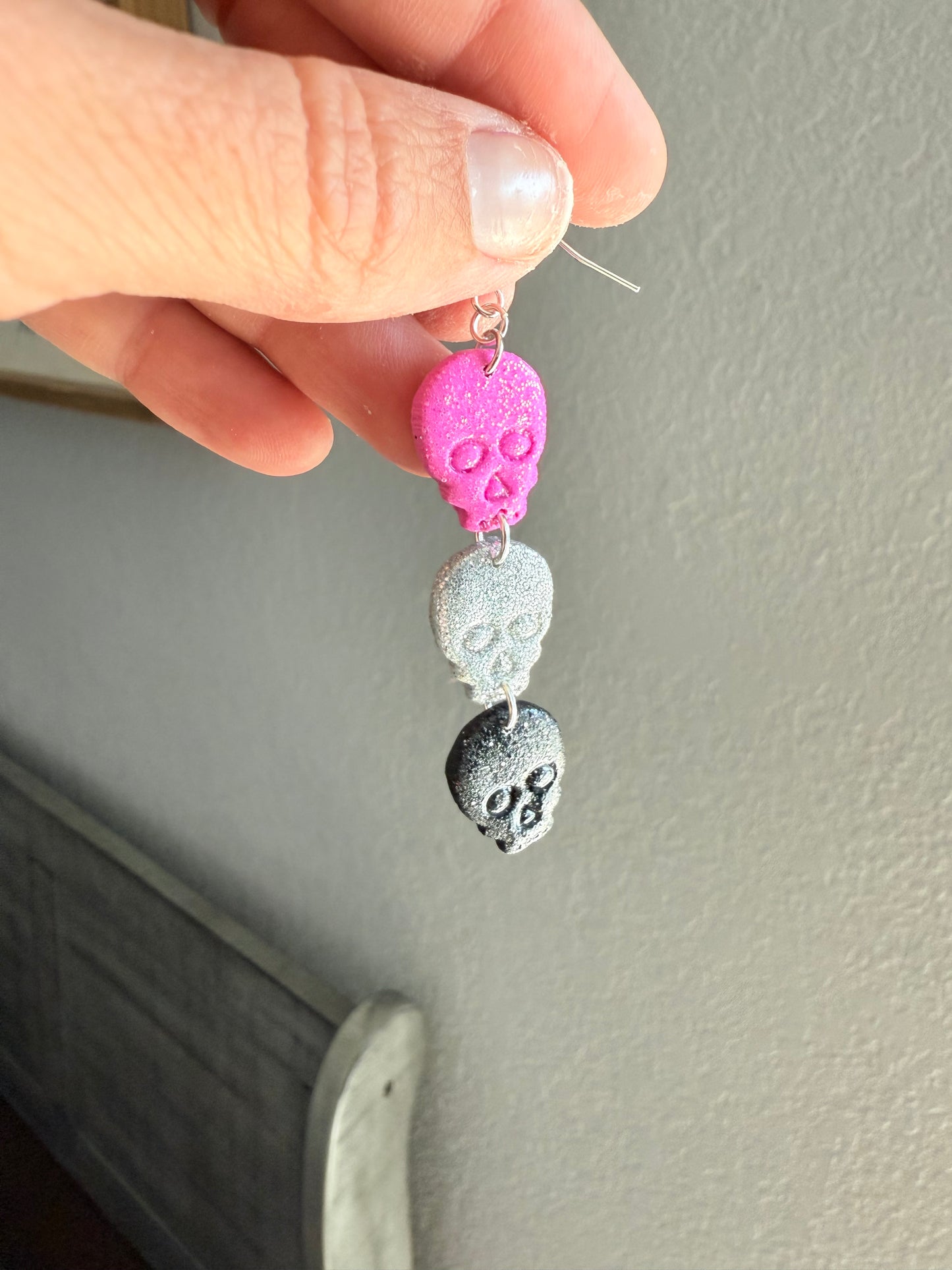 Cat & Skull Dangles