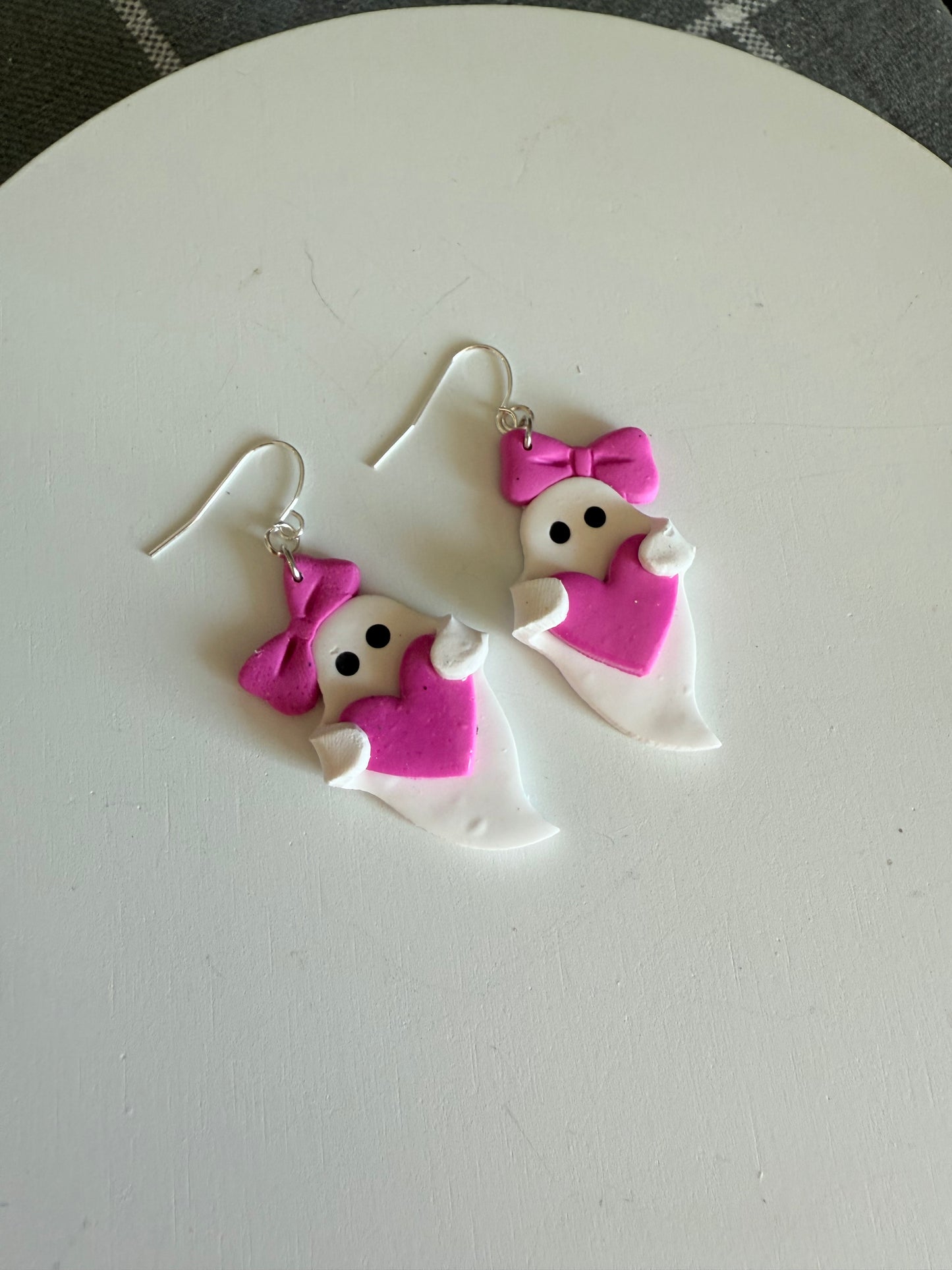 Ghost with a Bow Dangles