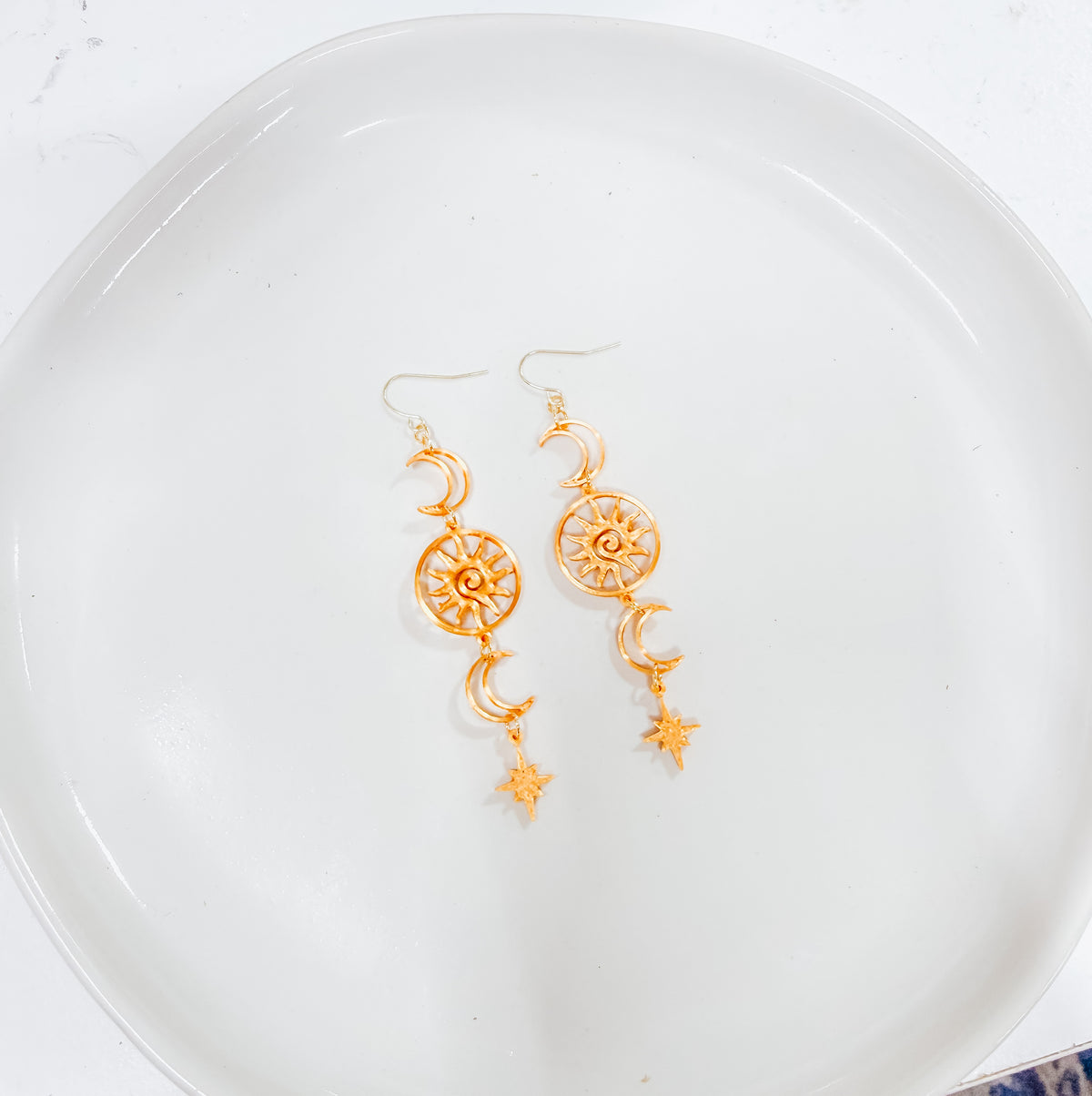 Golden Hour Celestial Earrings
