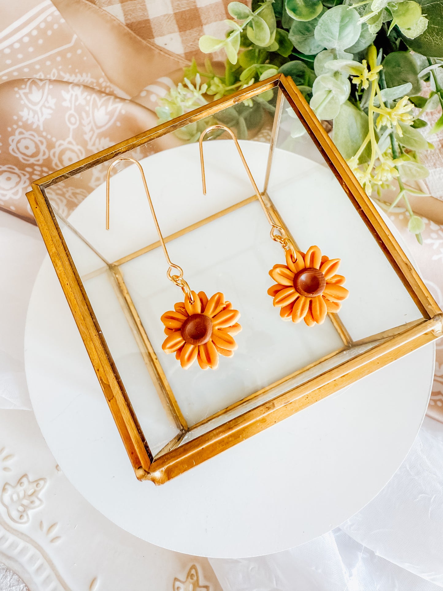 Sunflower and Daisy Dangles