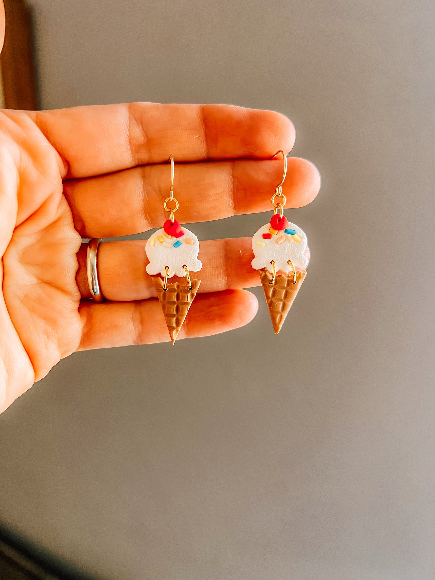 Ice Cream and Sunshine Dangles