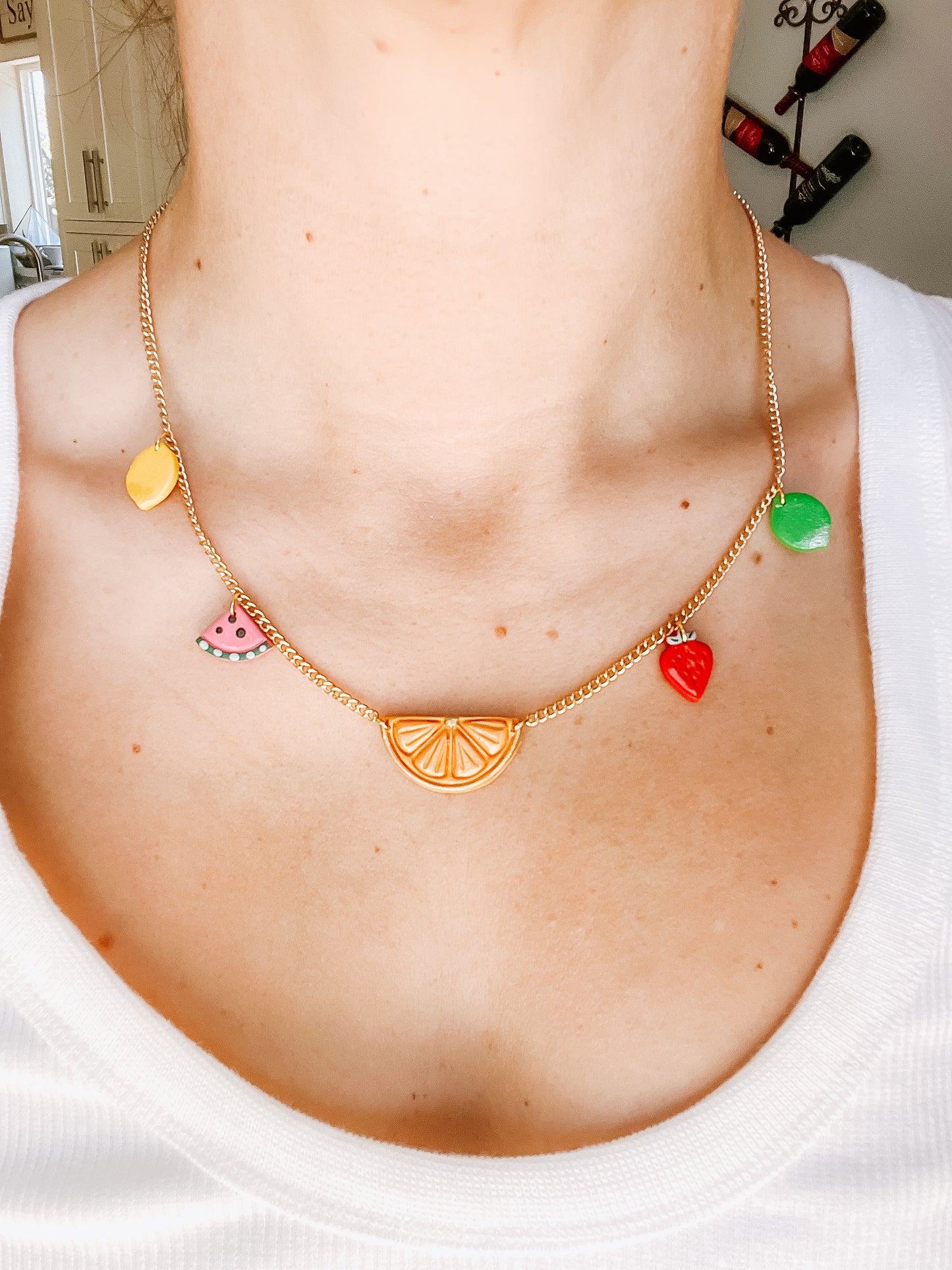 Fruit Charm Necklace - Small Chain