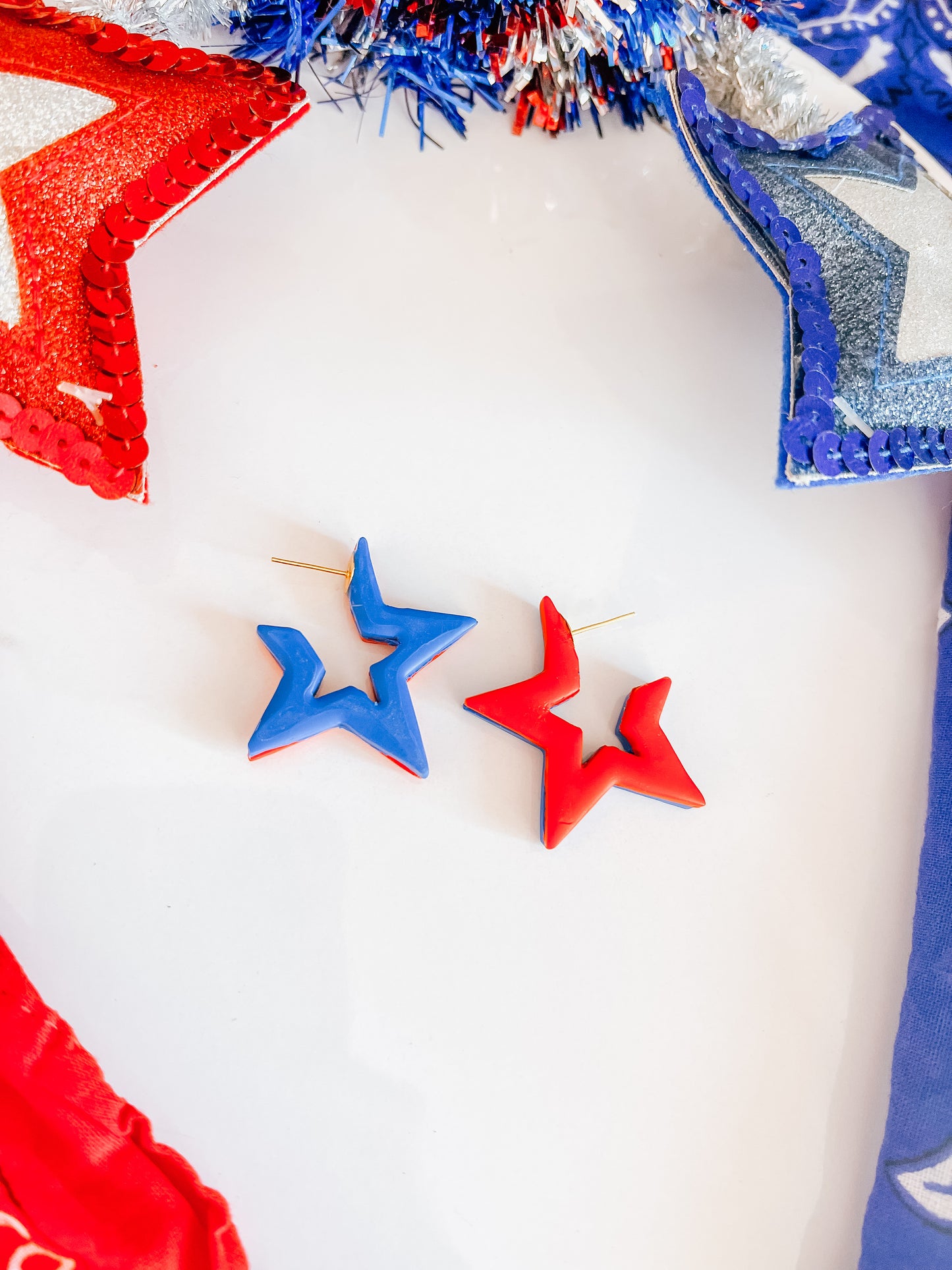Star 2 sided hoops