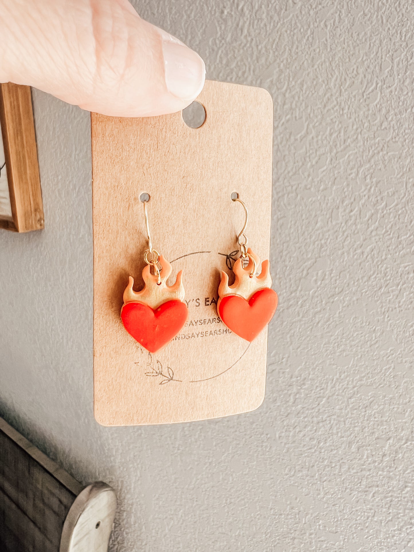 Fireheart Inspired Earrings