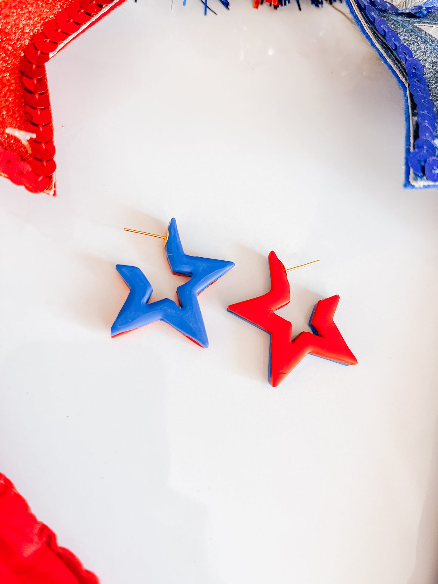 Star 2 sided hoops