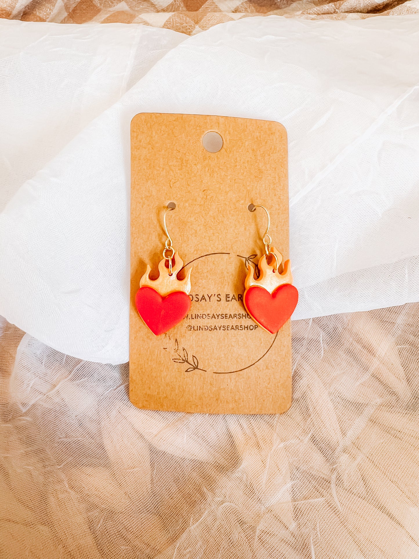 Fireheart Inspired Earrings