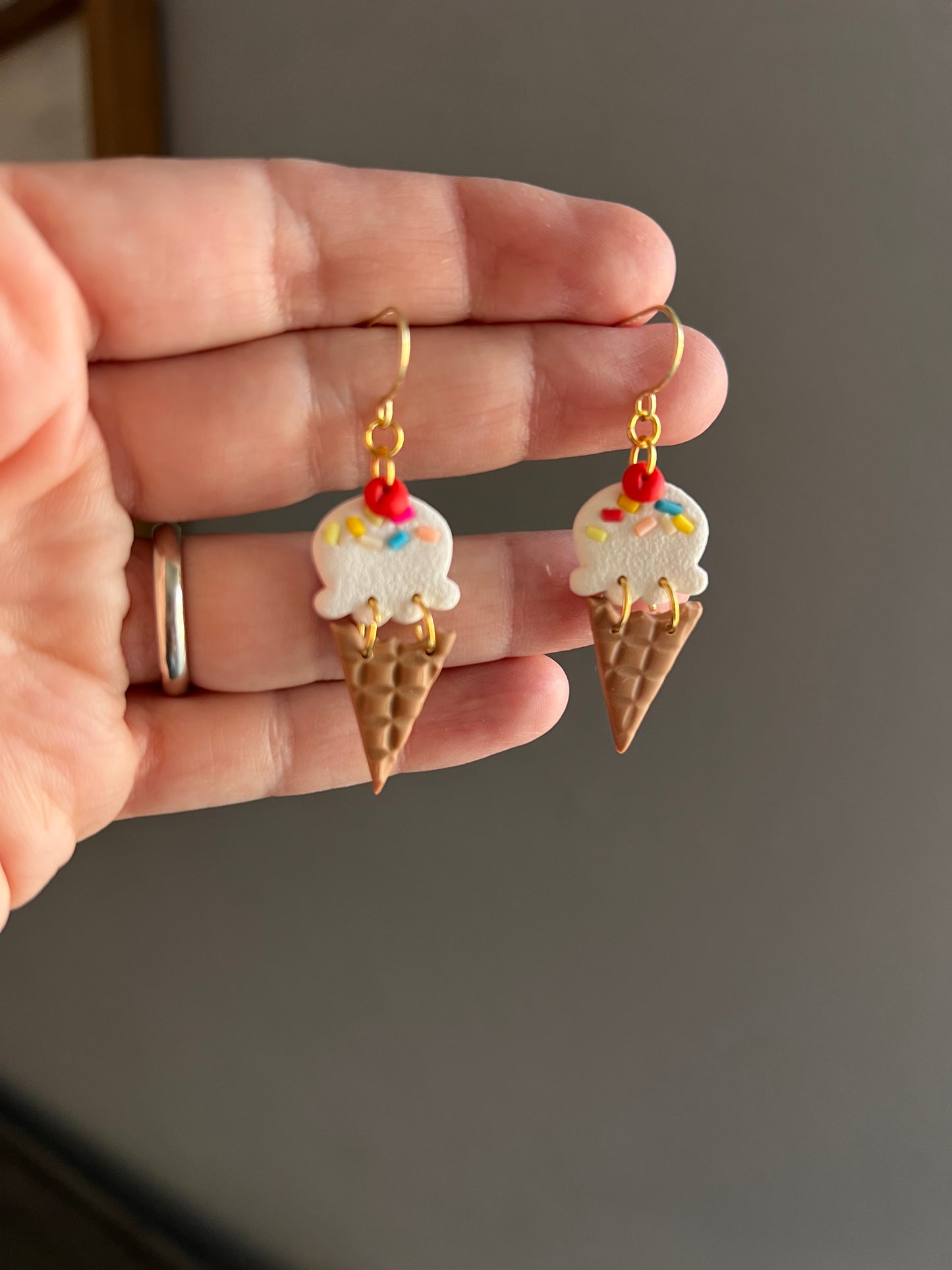 Ice Cream and Sunshine Dangles