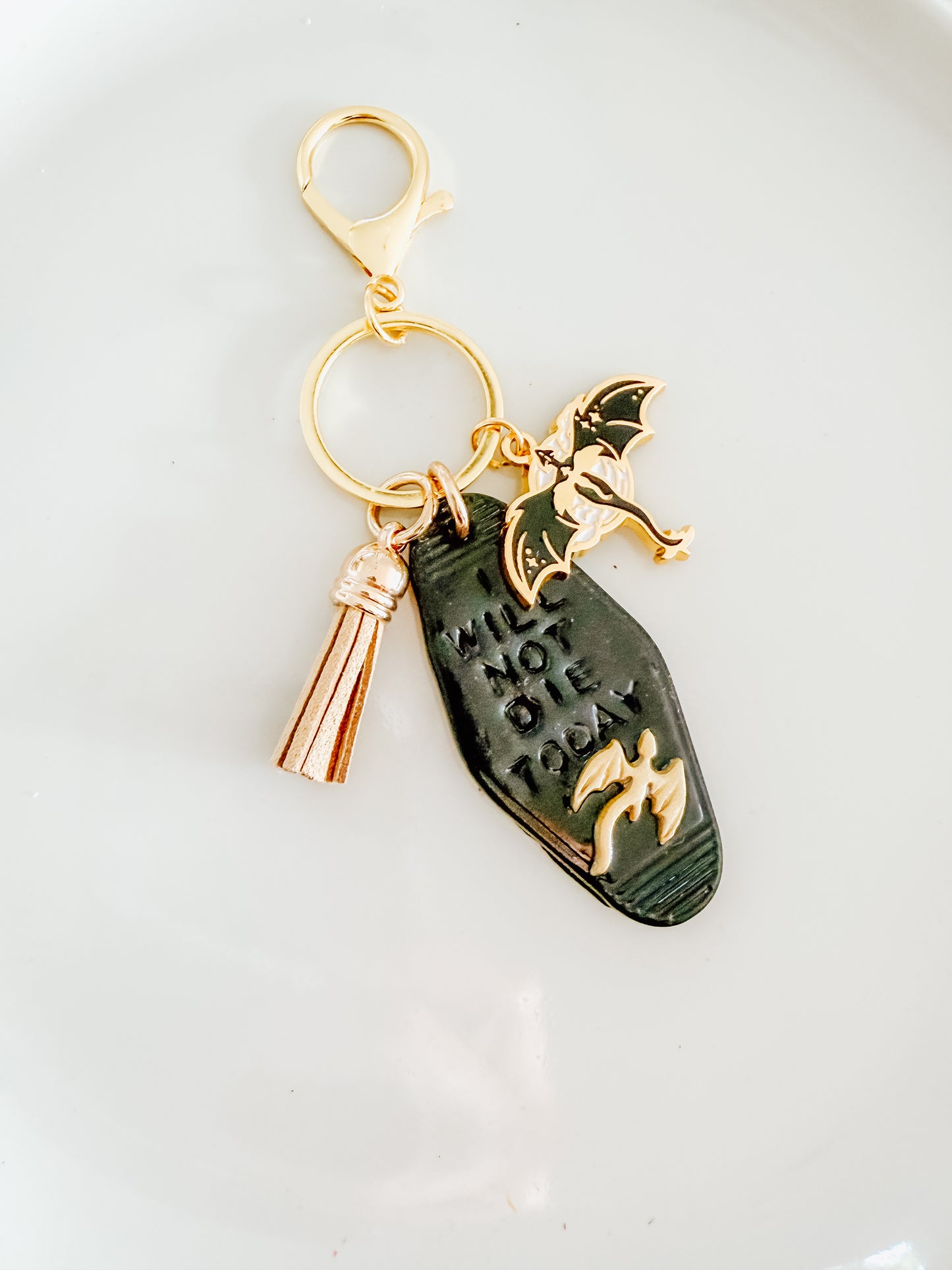 Fourth Wing Inspired Keychain