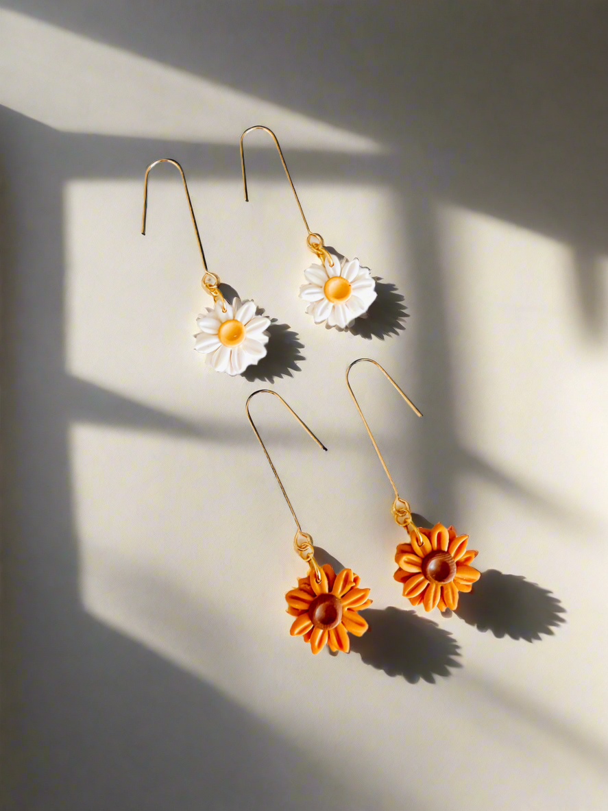 Sunflower and Daisy Dangles