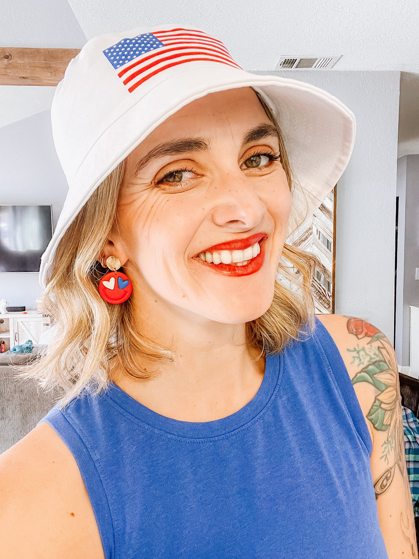 Patriotic Happy Face