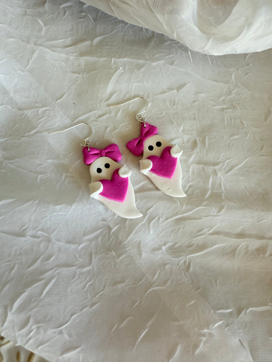 Ghost with a Bow Dangles