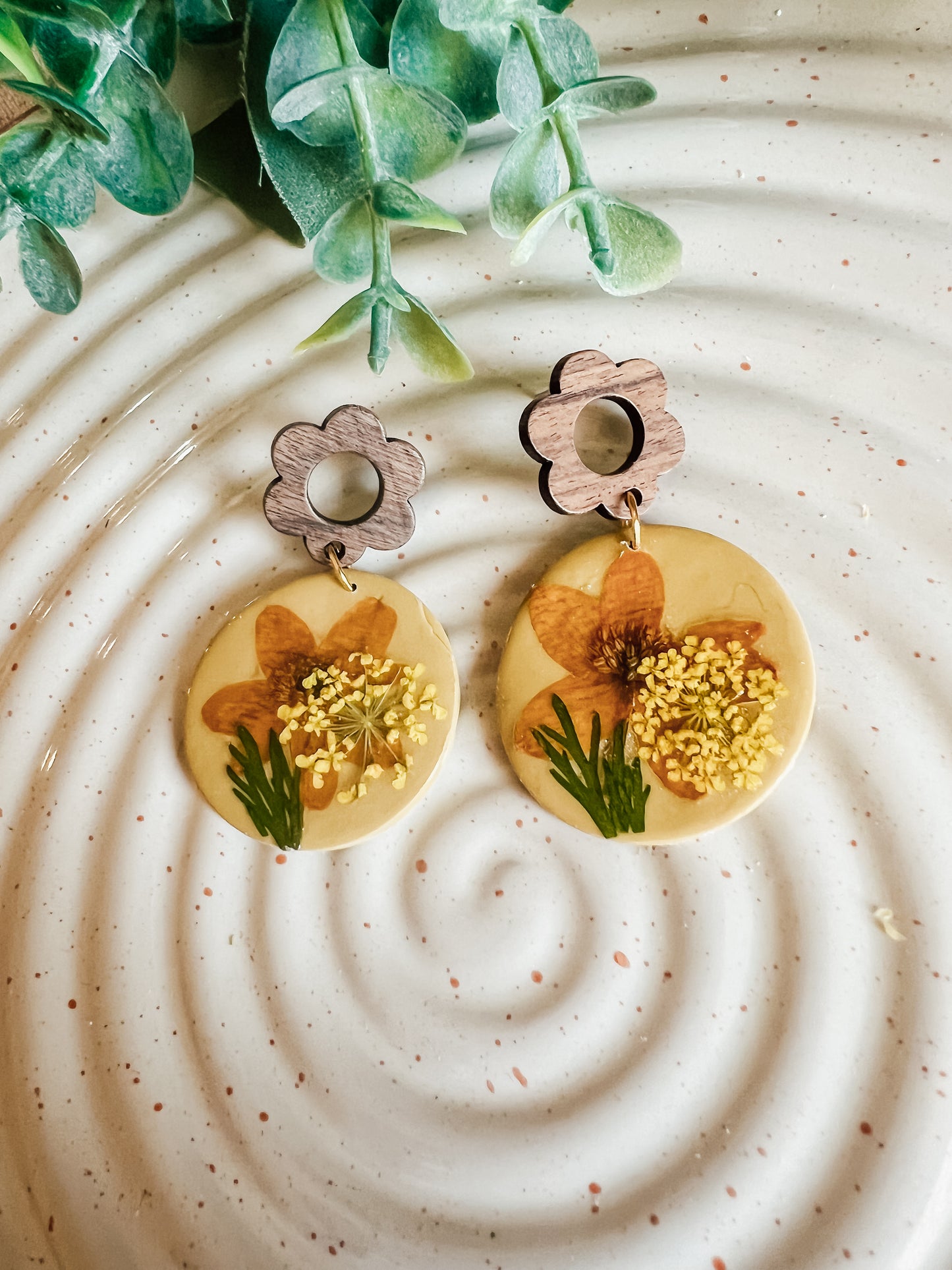 Woodsy Floral Earrings