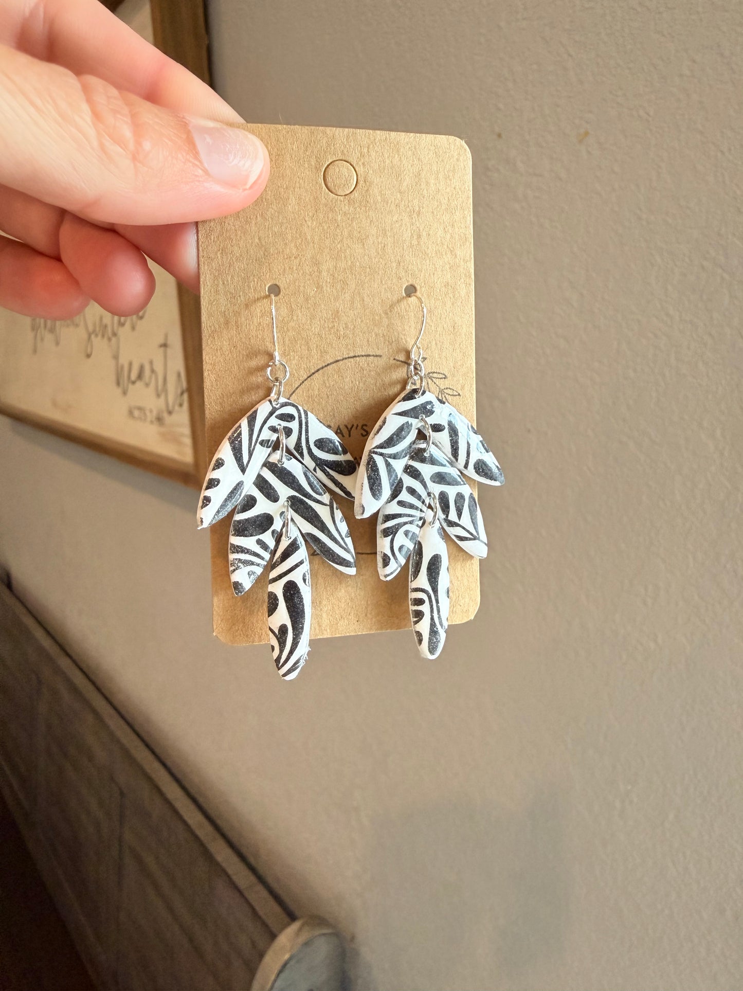 Abstract Tier Earrings