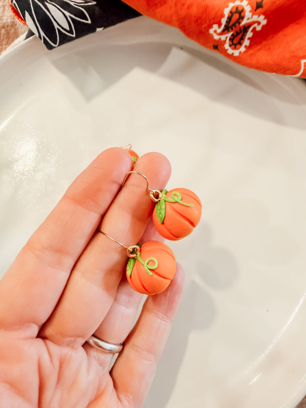 Pumpkin Dangles