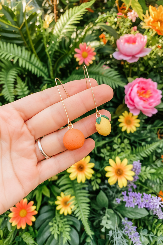 Drop Dangle Orange and Lemon