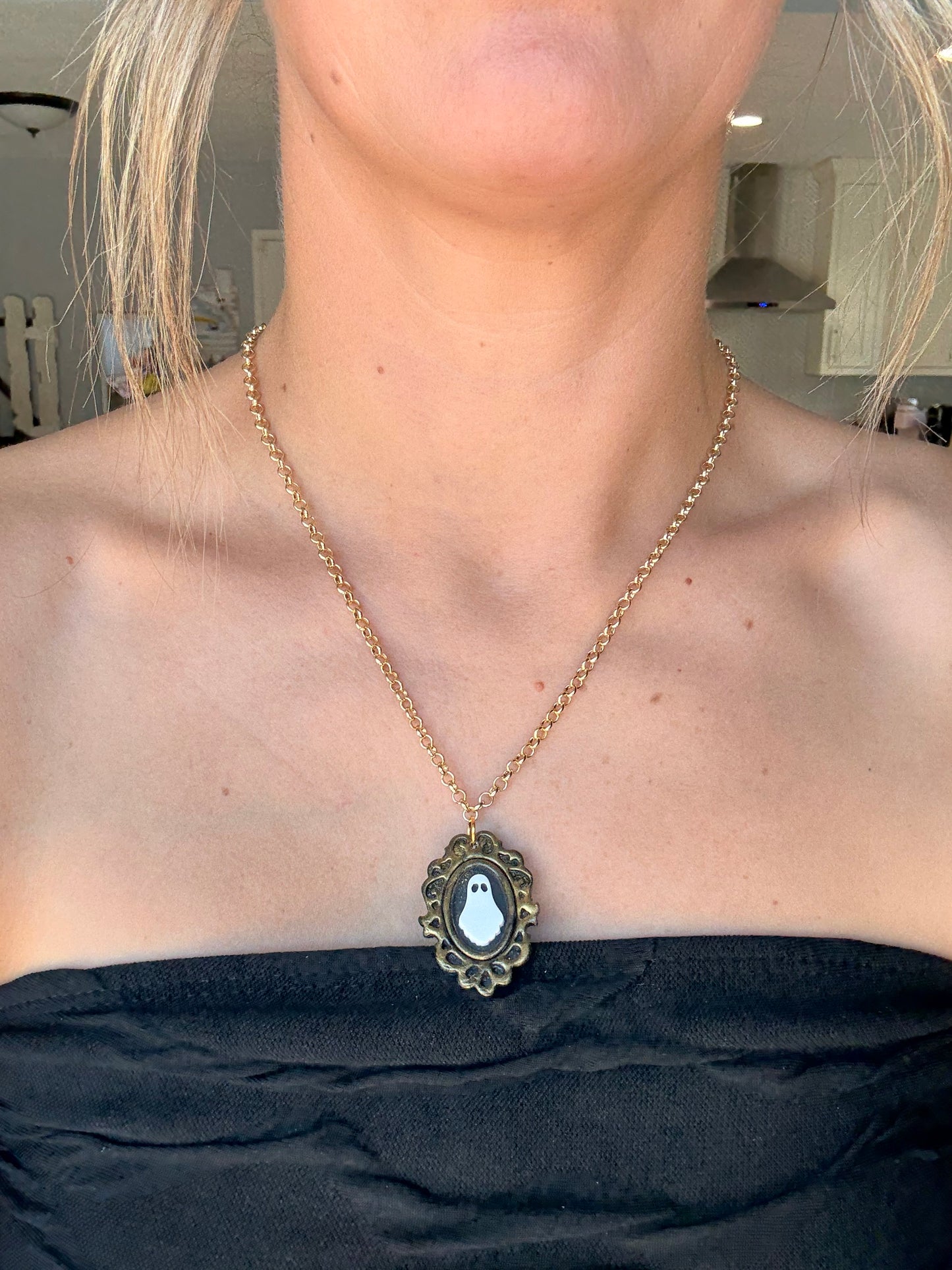 Haunted Mansion Earrings and Necklace