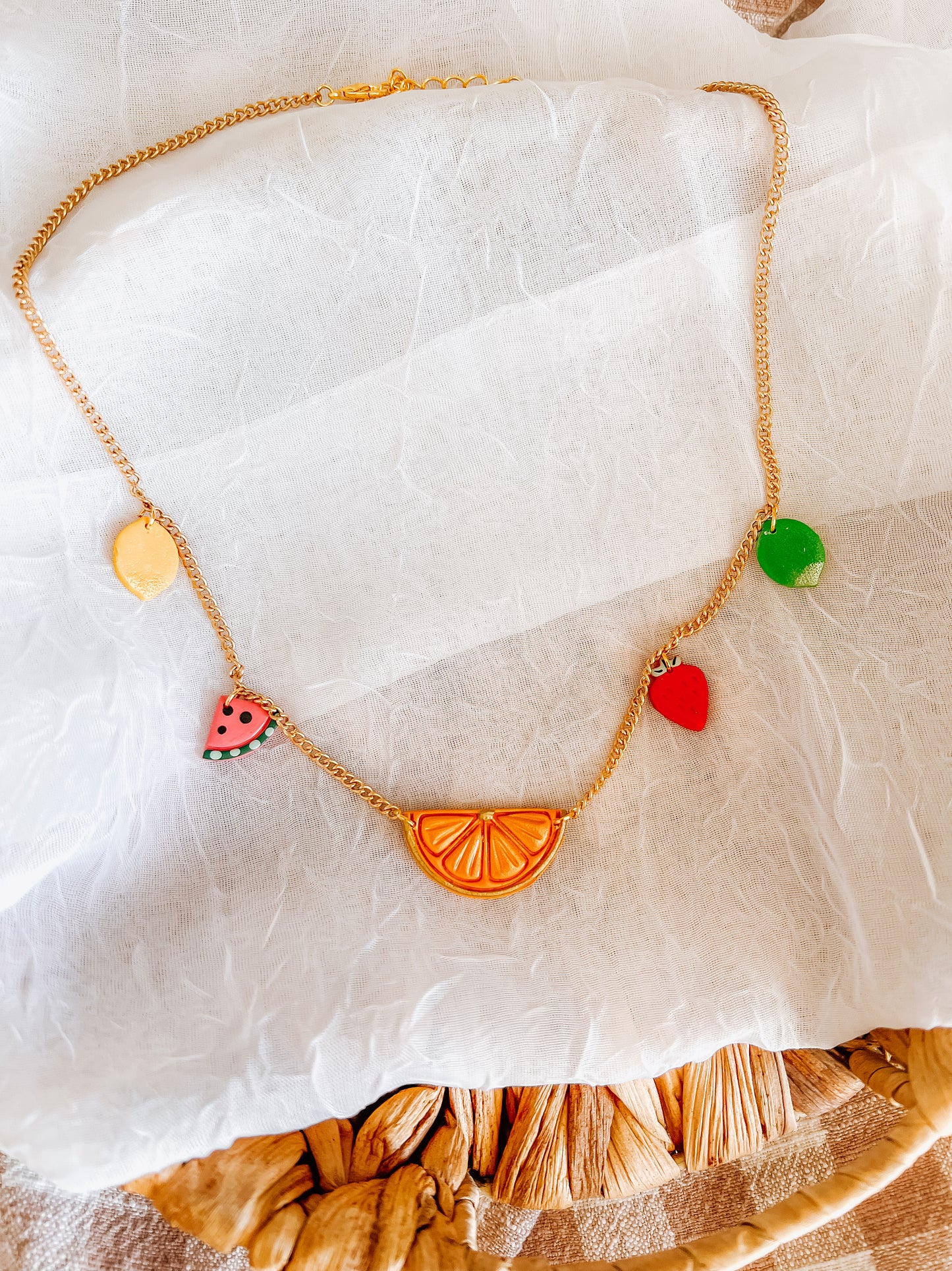 Fruit Charm Necklace - Small Chain