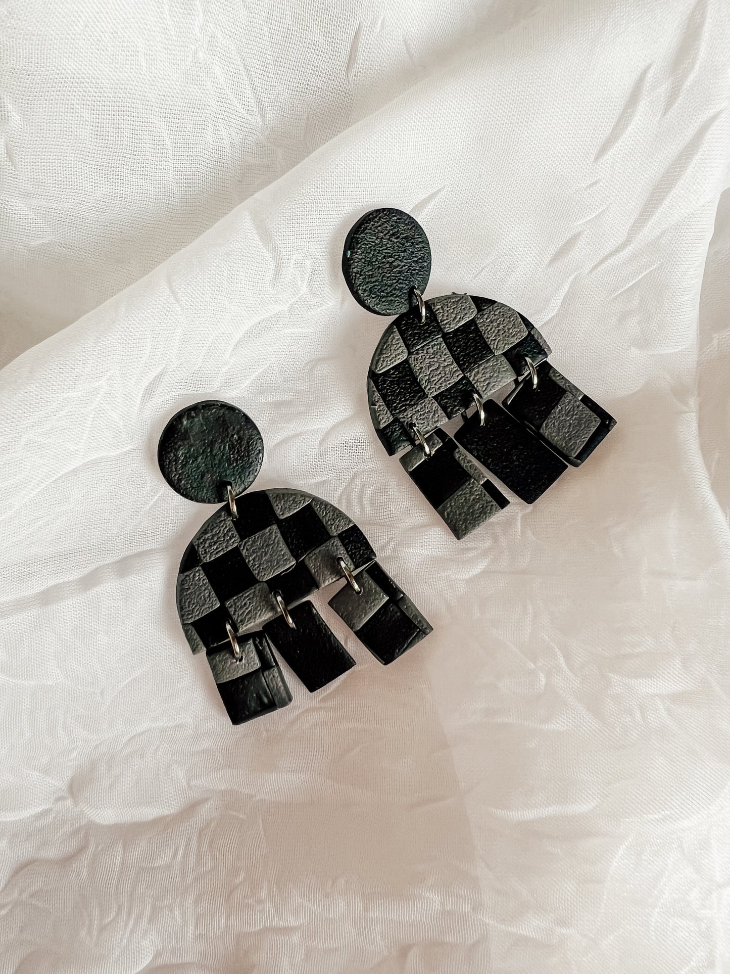 Moody Checkered Dangles