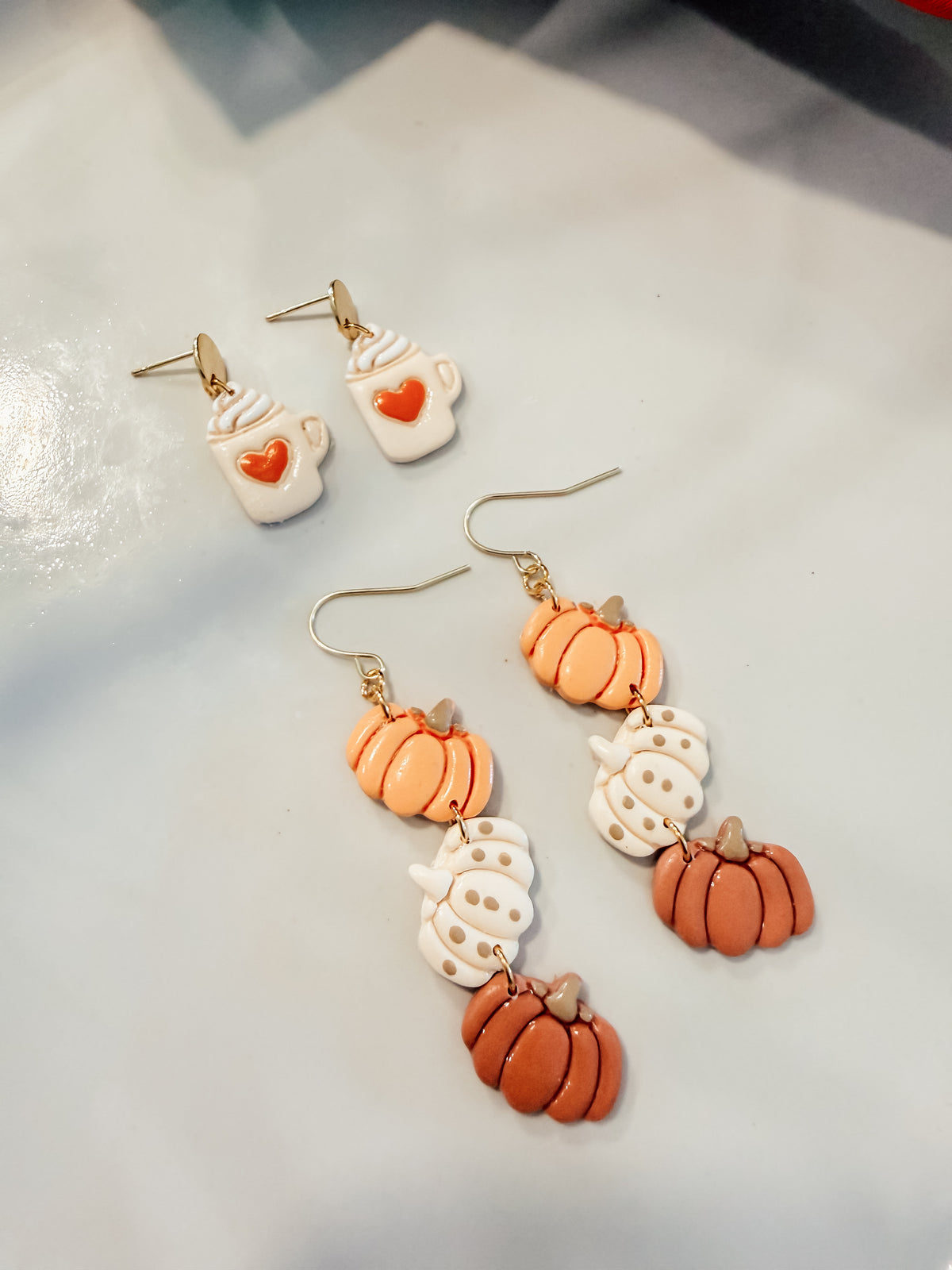 Pumpkin Spice Dangles