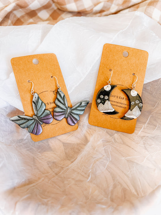 Quicksilver & Velaris Inspired Earrings