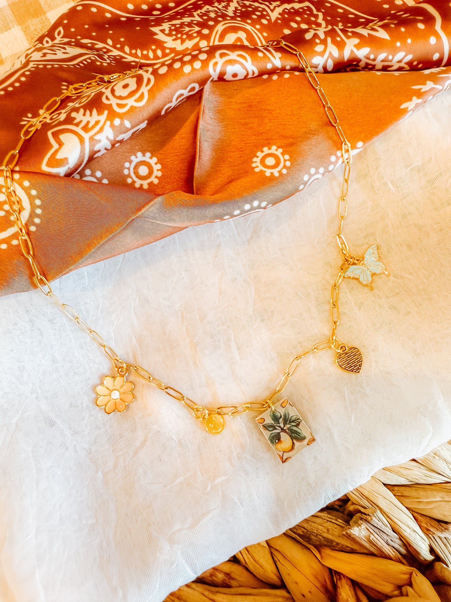 Lemon Charm Necklace