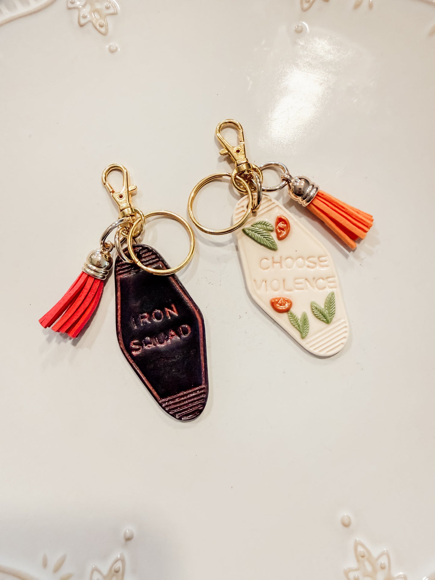 Fourth Wing Inspired Keychain