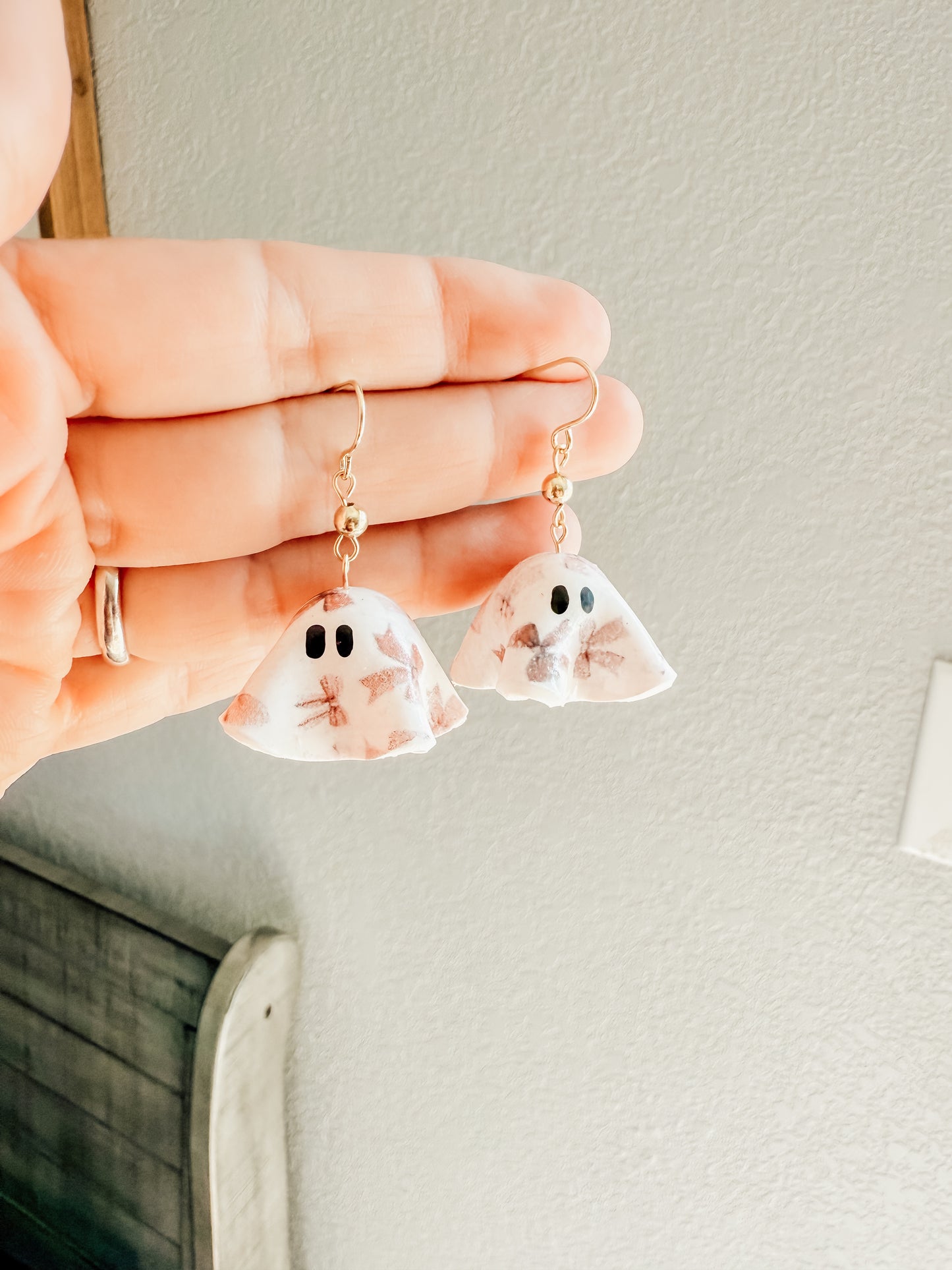 Artsy Bow Ghost Earrings