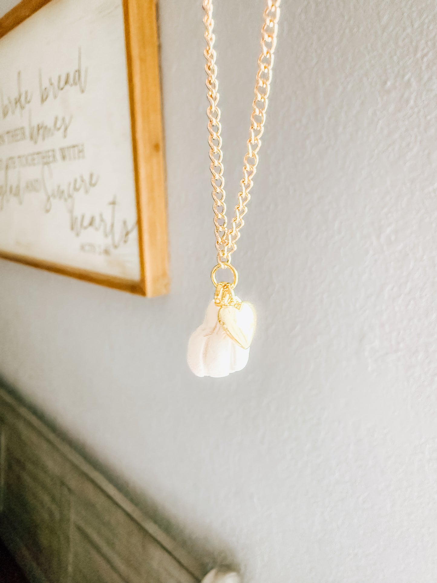 Garlic Earrings and Necklace