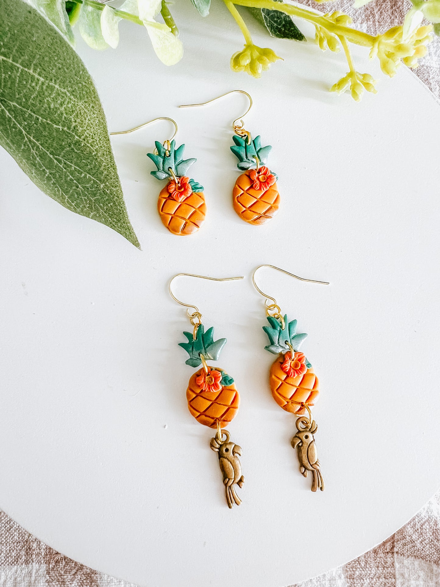 Pineapple Tiki Room Inspired Dangles