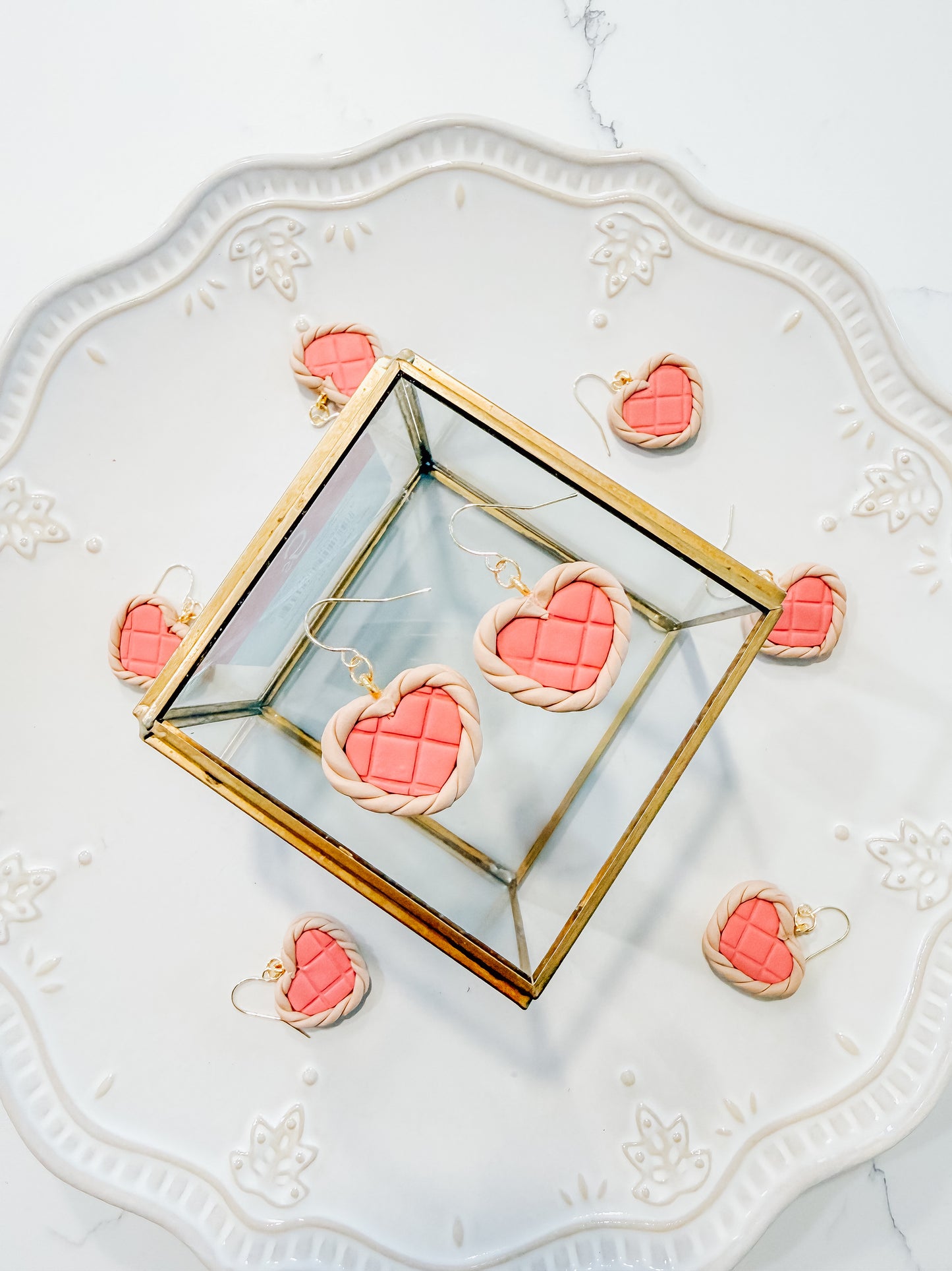 Pie Heart Dangles