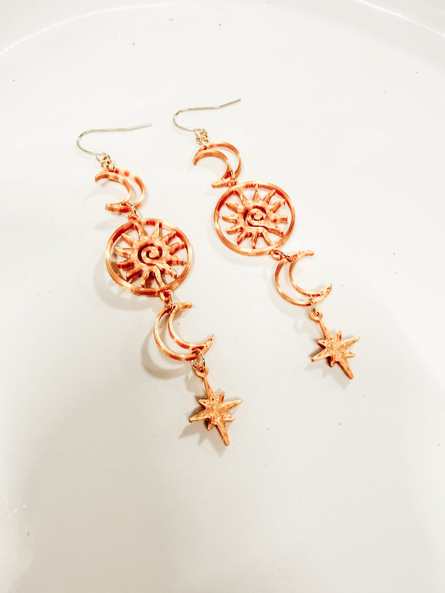 Golden Hour Celestial Earrings