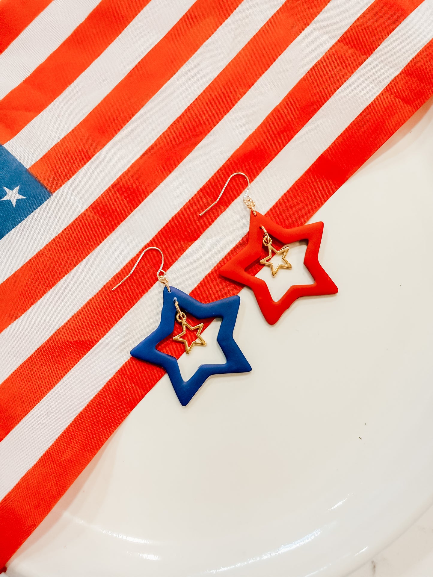 Team USA Star Dangles