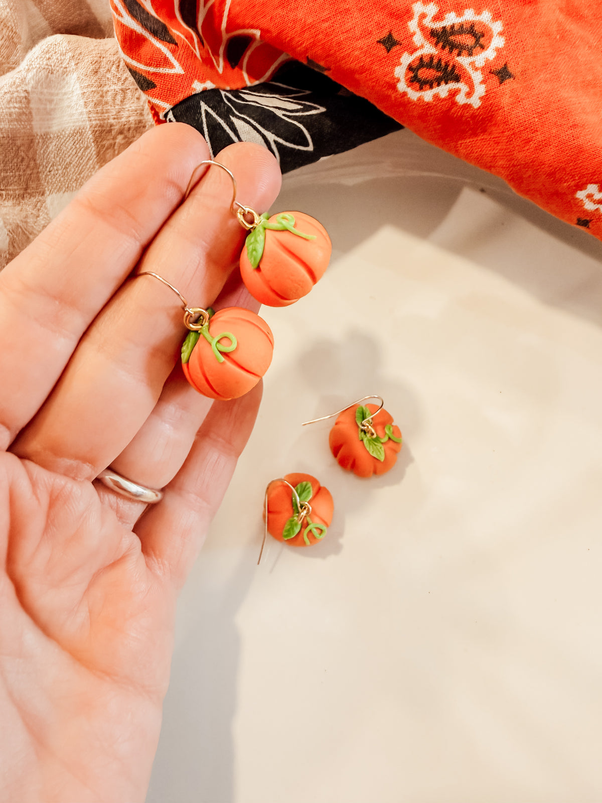 Pumpkin Dangles