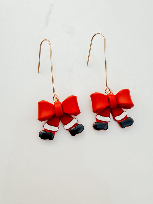 Santa Bow Dangles