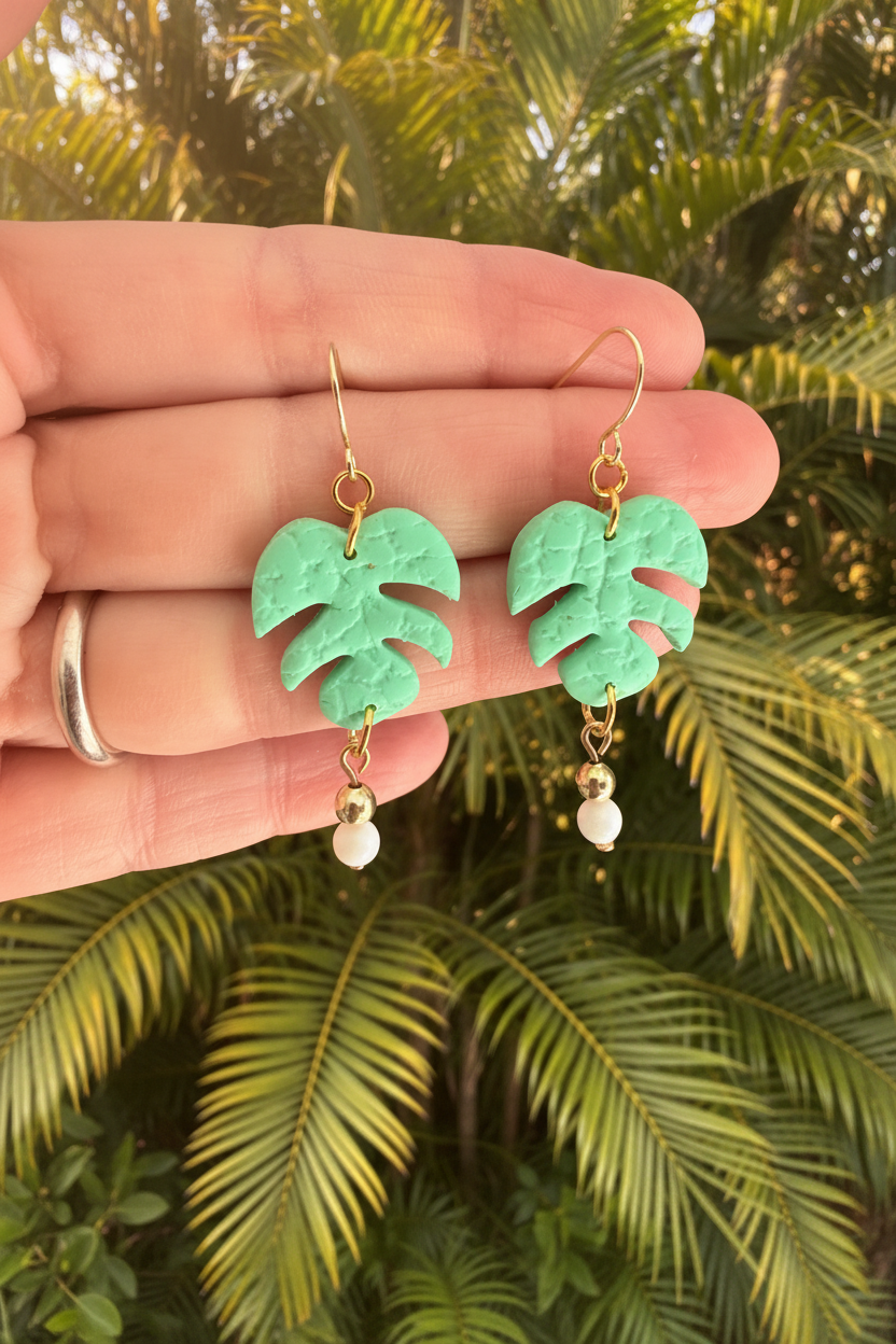 Tropical leaf Dangle