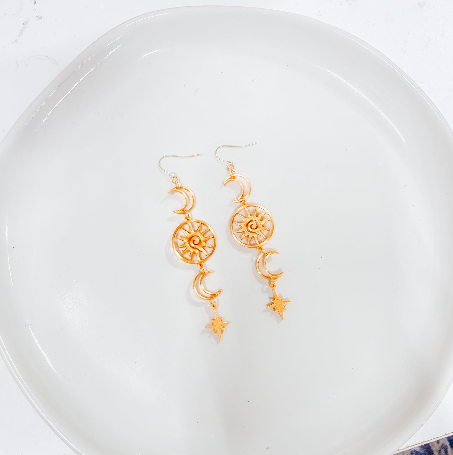 Golden Hour Celestial Earrings