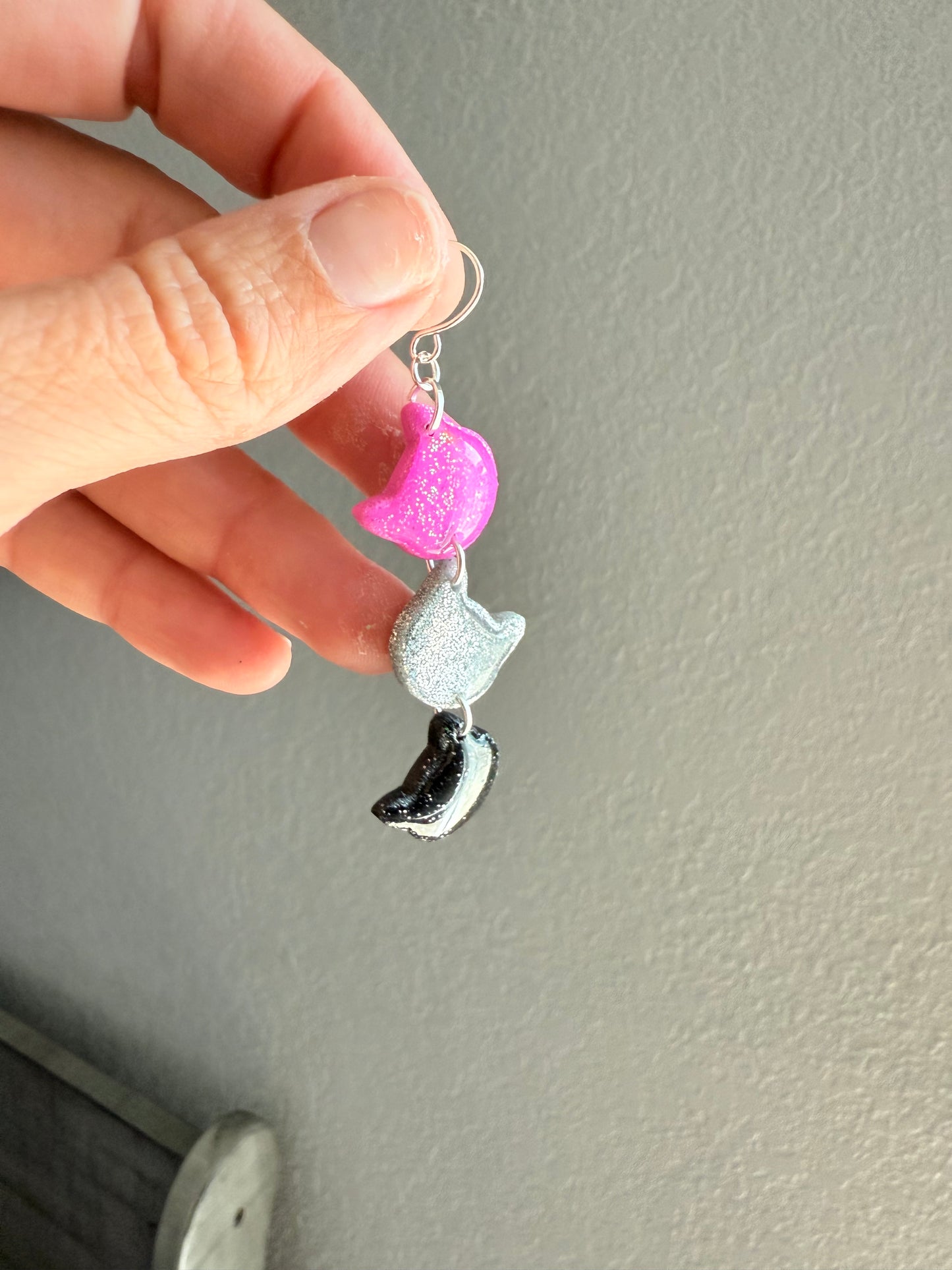 Cat & Skull Dangles