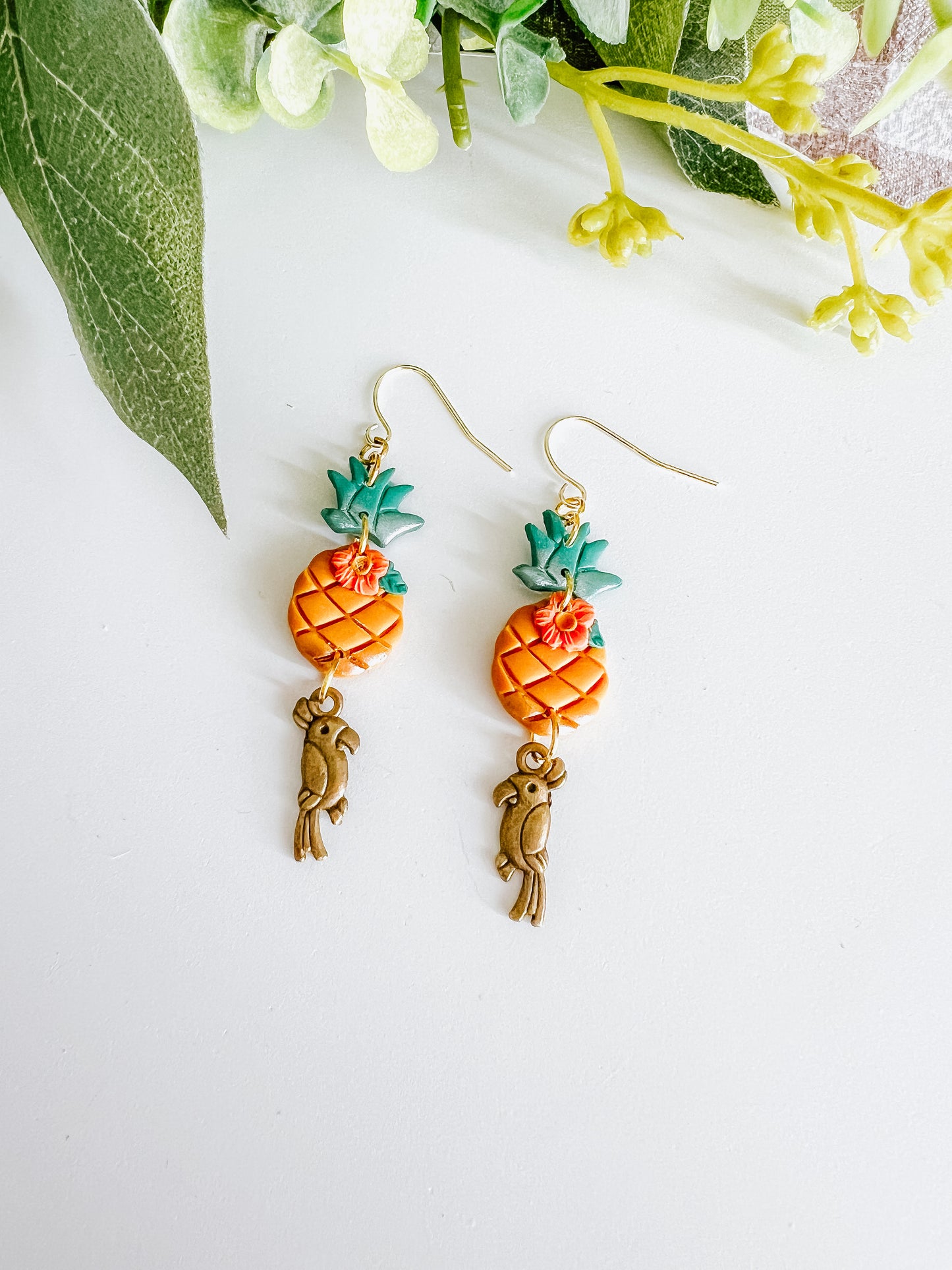 Pineapple Tiki Room Inspired Dangles