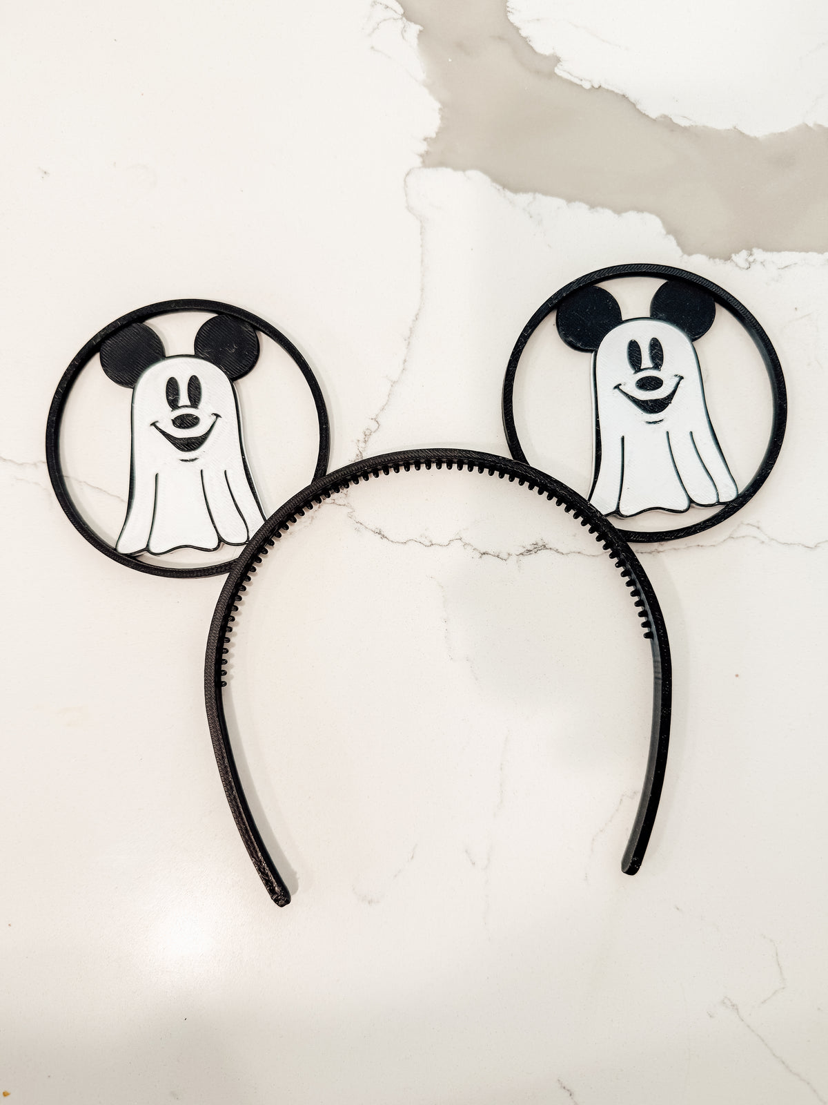 Ghost Mickey Ears & Earrings