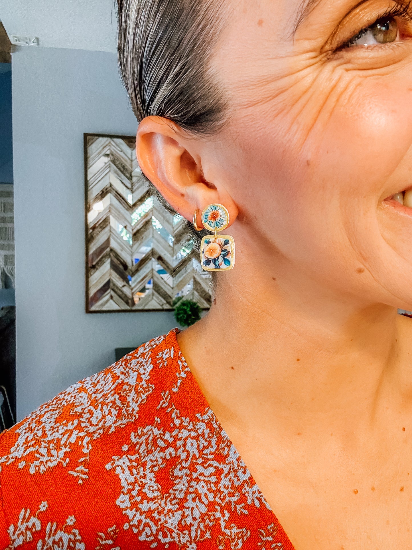 Cottage mini drop Earrings