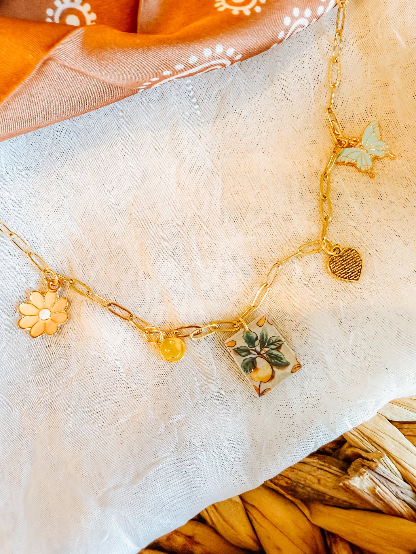 Lemon Charm Necklace