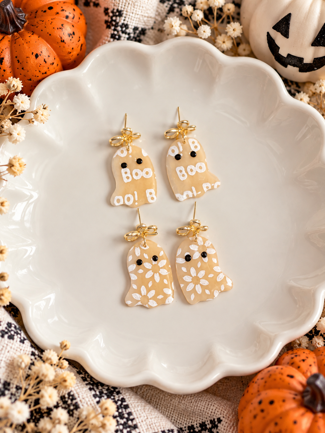 Transparent Ghost Earrings