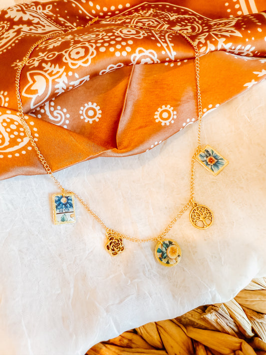 Cottage Chic Charm Necklace