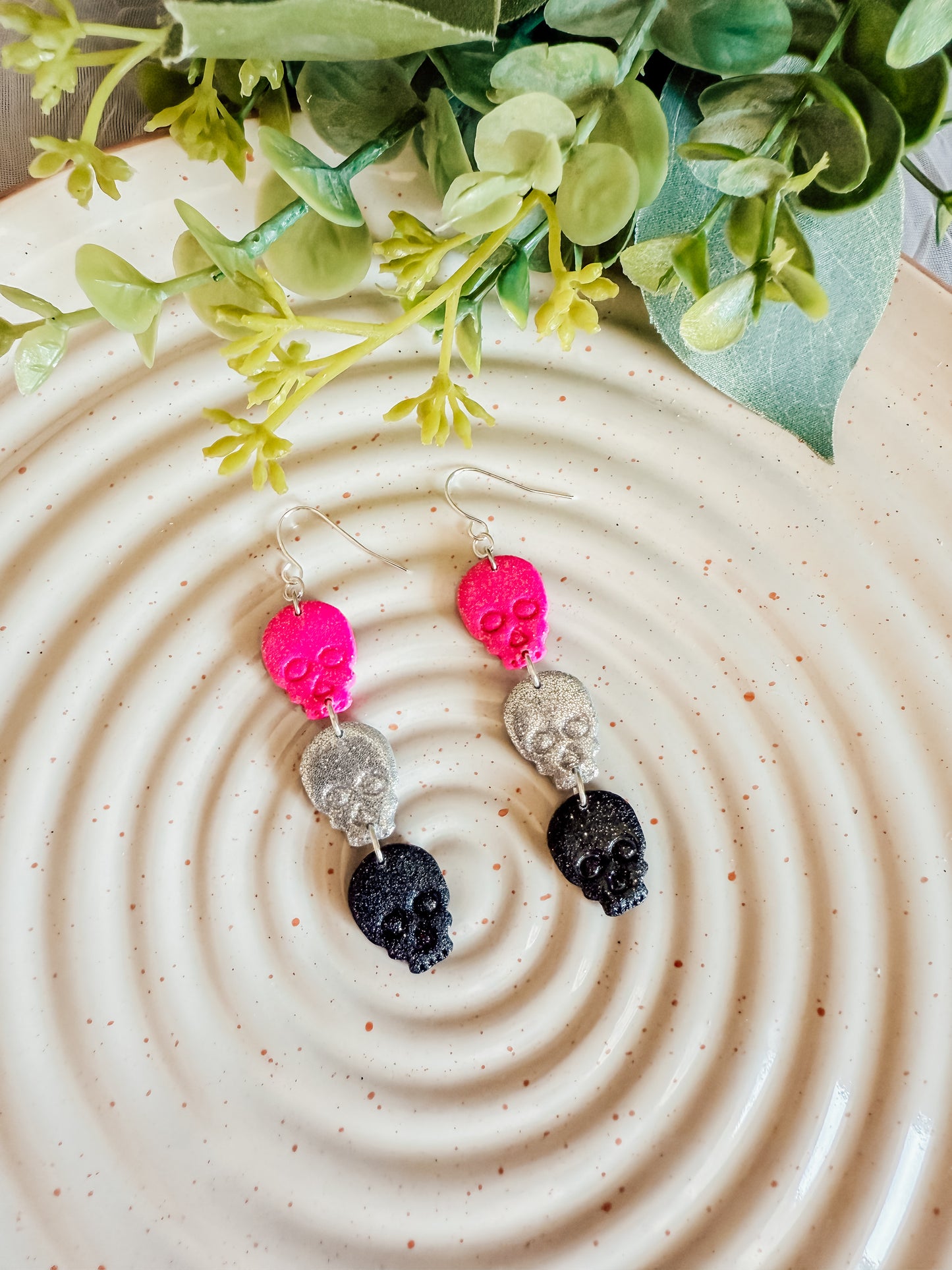 Cat & Skull Dangles