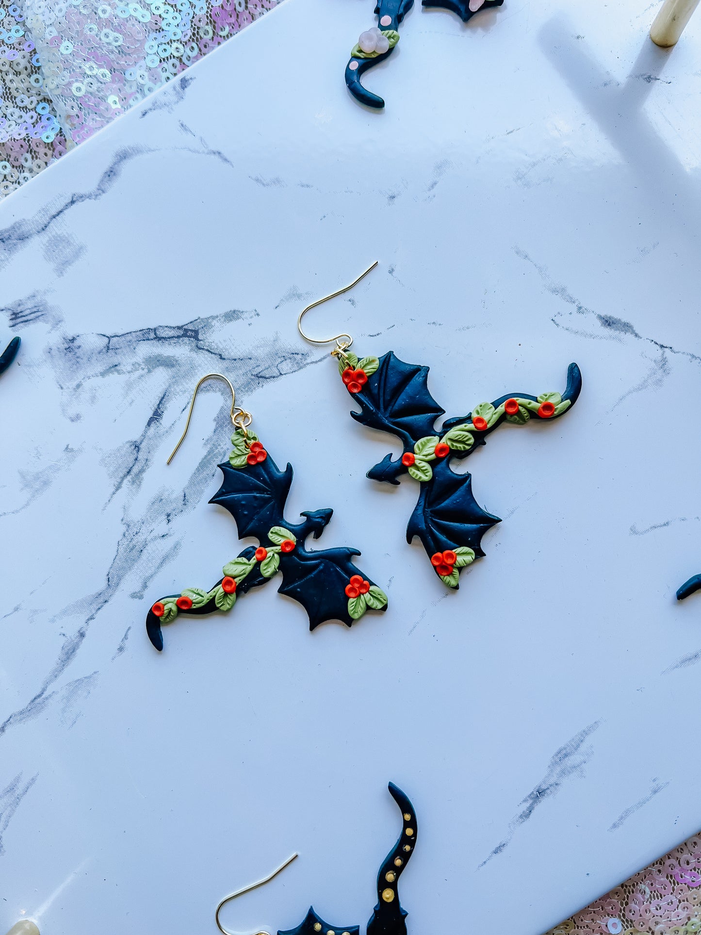 Dragon Statement Earrings