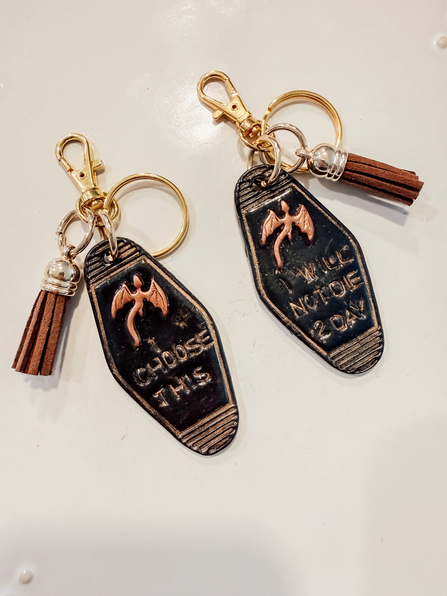 Fourth Wing Inspired Keychains
