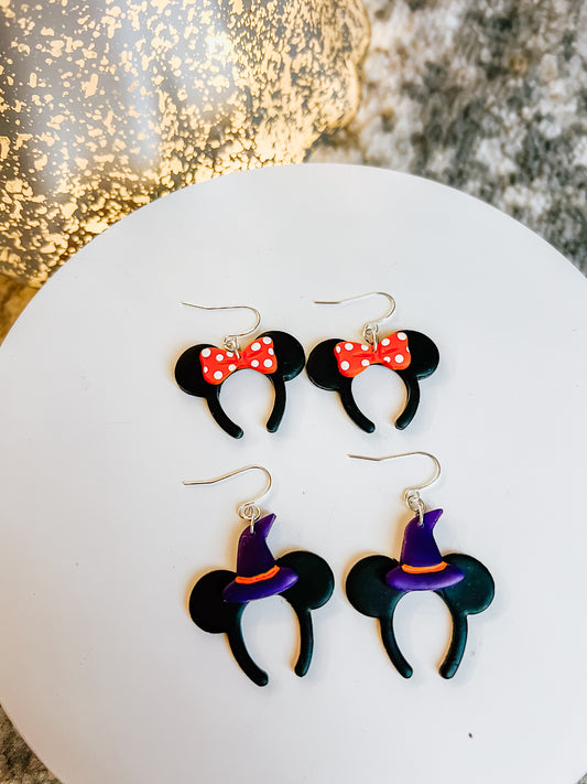 Halloween Mouse Ear Dangles