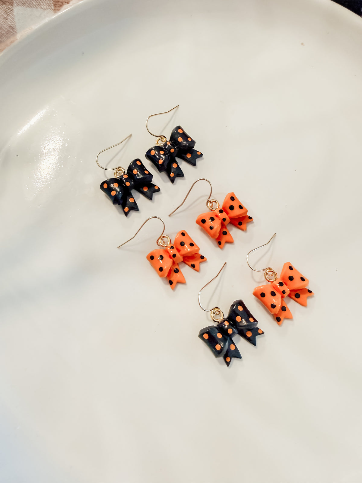Halloween Bow Dangles